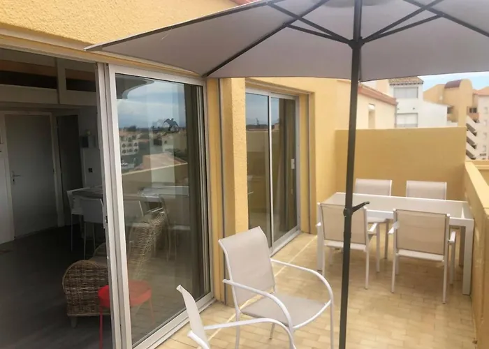 Apartamento T1 Mezzanine 4 Pers Avec Clim Et Parking A Port - Fr-1-81-536 Leucate